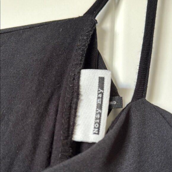 Noisy may Black Ruffled Sleeved Bodysuit - Picture 2 of 5